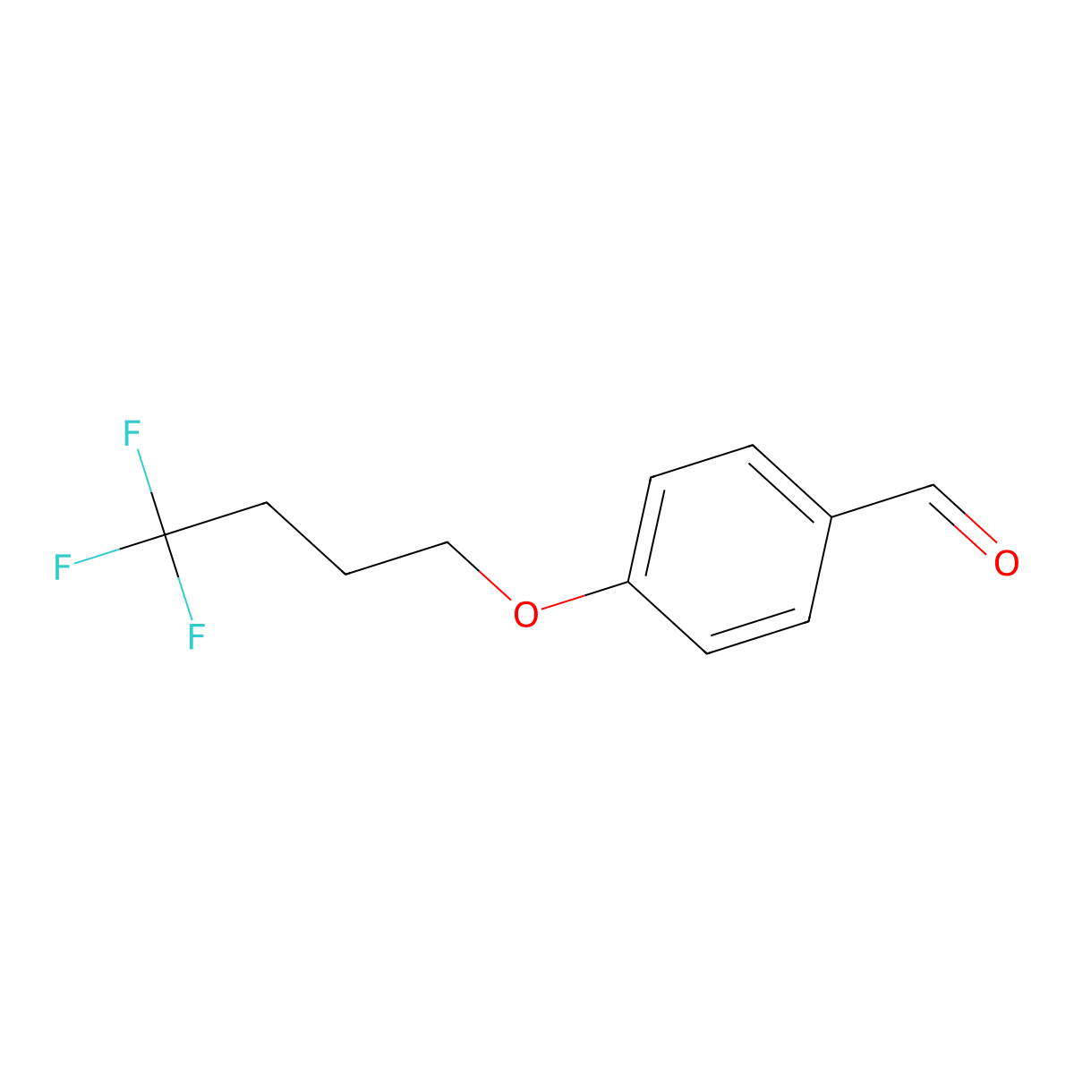 4-(4,4,4-Trifluorobutoxy)benzaldehyde molecular structure, CAS 280776-44-5