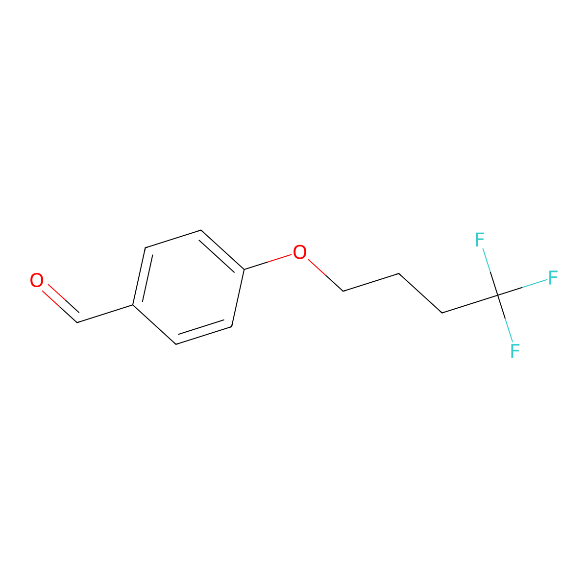 4-(4,4,4-Trifluorobutoxy)benzaldehyde molecular structure, CAS 280776-44-5