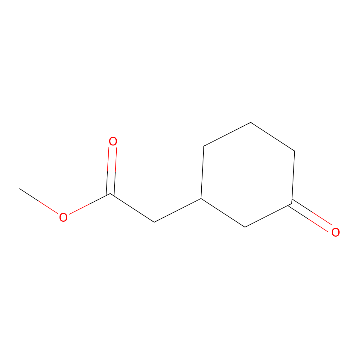 Methyl 2-(3-oxocyclohexyl)acetate molecular structure, CAS 2808-12-0