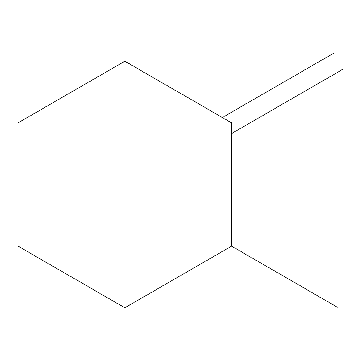 1-Methyl-2-methylenecyclohexane molecular structure, CAS 2808-75-5