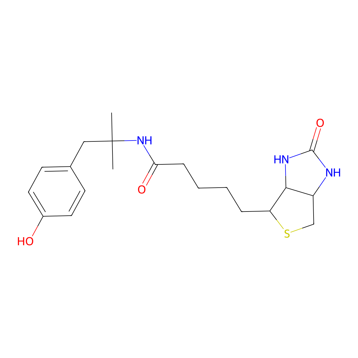 Biotin-Dimethyl-Tyramide molecular structure, CAS 2808072-95-7