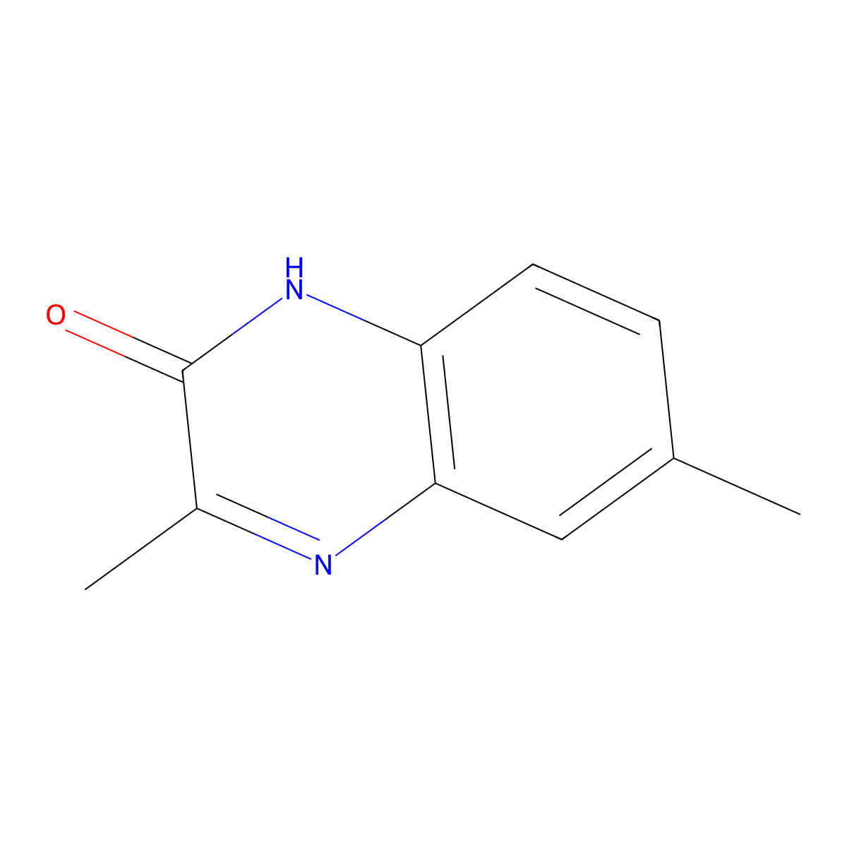 3,6-Dimethyl-2(1H)-quinoxalinone molecular structure, CAS 28082-84-0