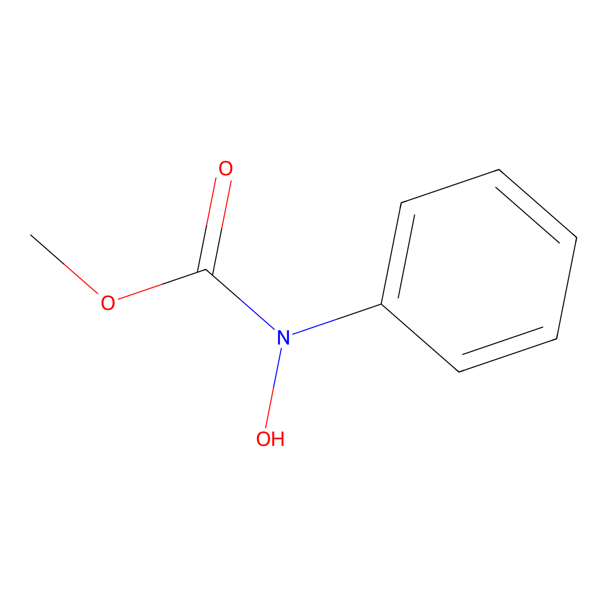 Carbamic acid, hydroxyphenyl-, methyl ester molecular structure, CAS 28091-62-5