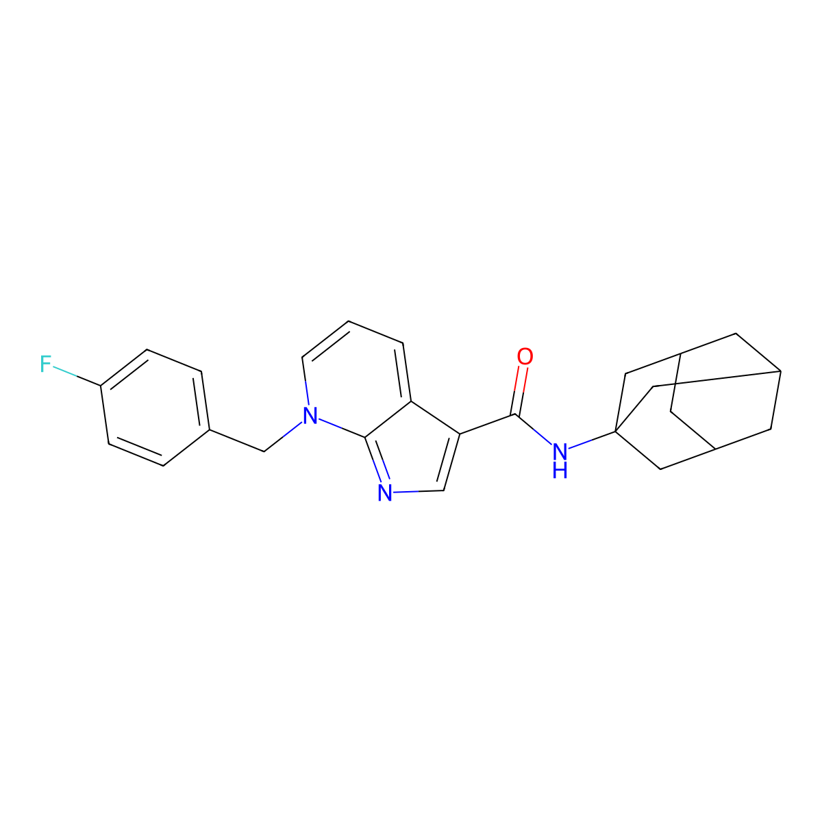AFUB7AICA 7'-azaindole isomer molecular structure, CAS 2809146-29-8