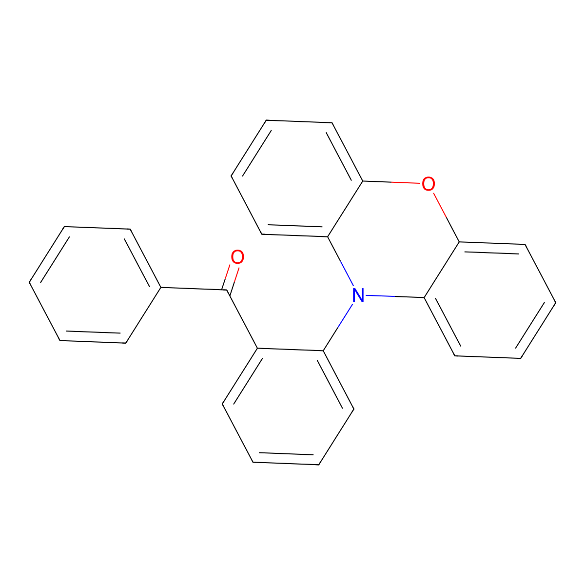 10-(2-benzoylphenyl)-10H-phenoxazine molecular structure, CAS 2809368-79-2