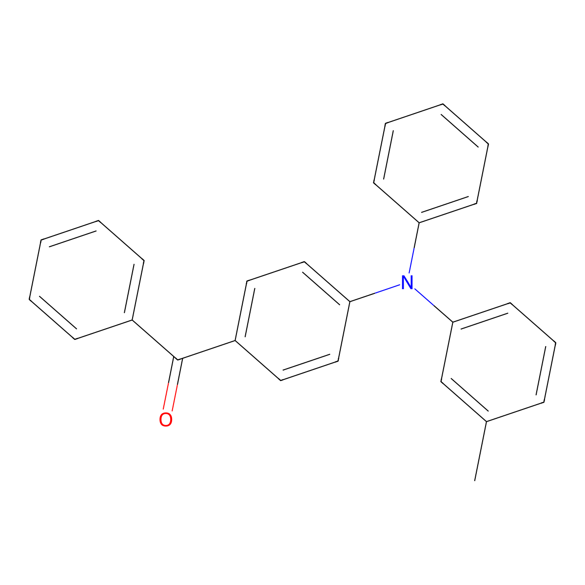 N-(4-benzoylphenyl)-3-methyl-N-phenylaniline molecular structure, CAS 2809368-99-6