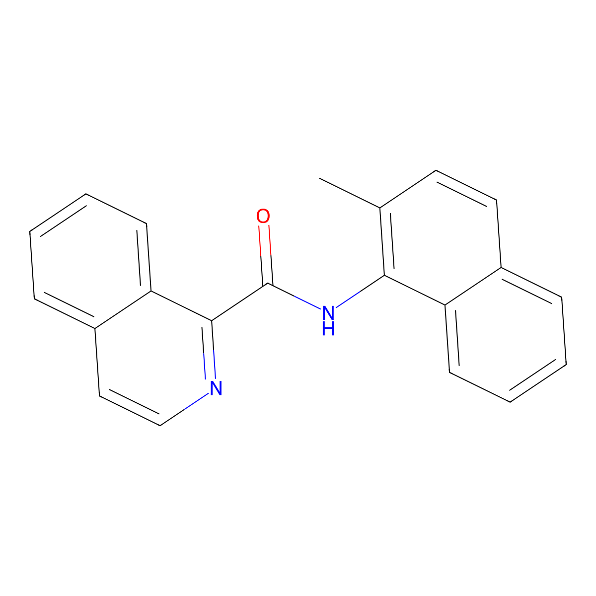 N-(2-Methylnaphthalen-1-yl)isoquinoline-1-carboxamide molecular structure, CAS 2809369-03-5
