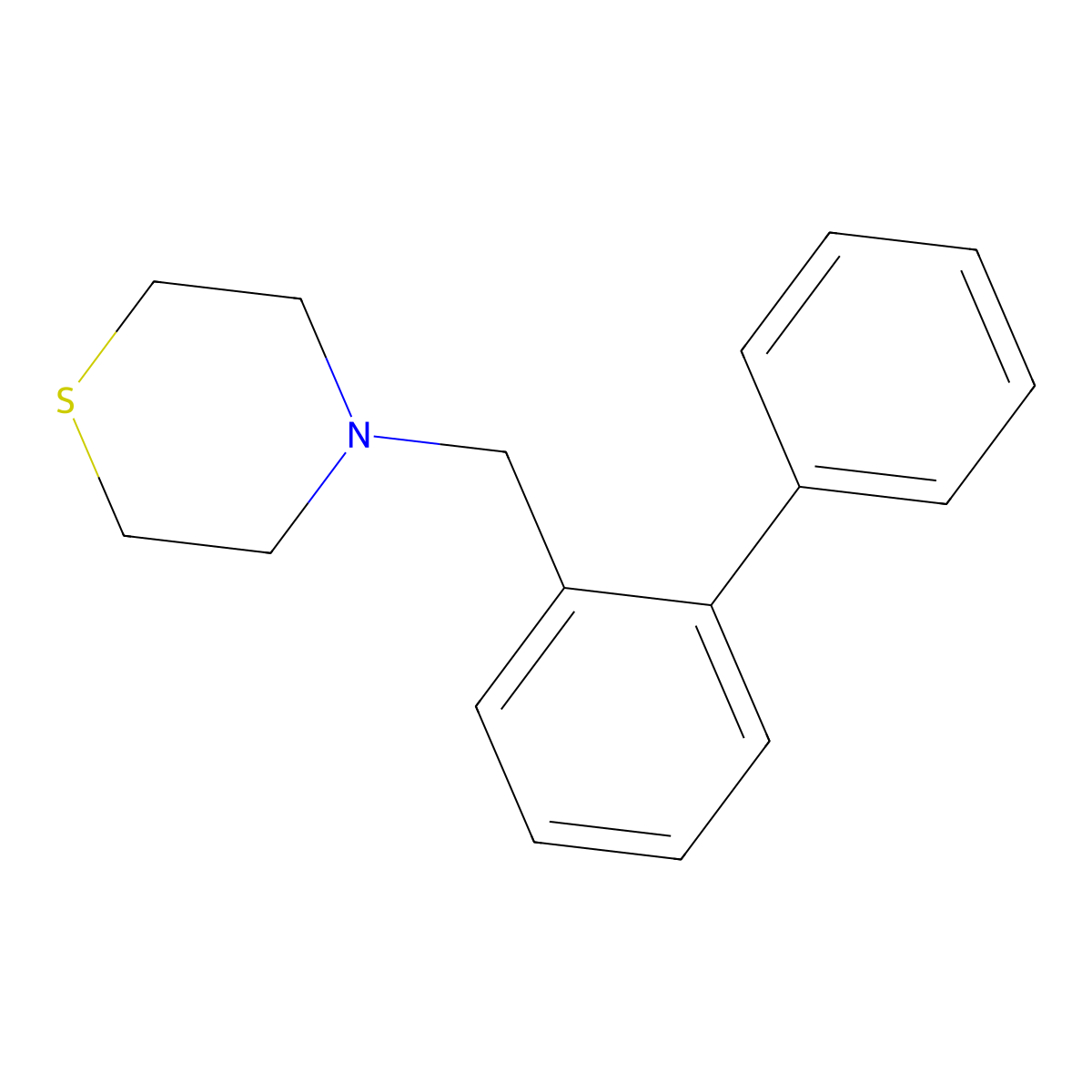 4-([1,1'-Biphenyl]-2-ylmethyl)thiomorpholine molecular structure, CAS 2809371-03-5