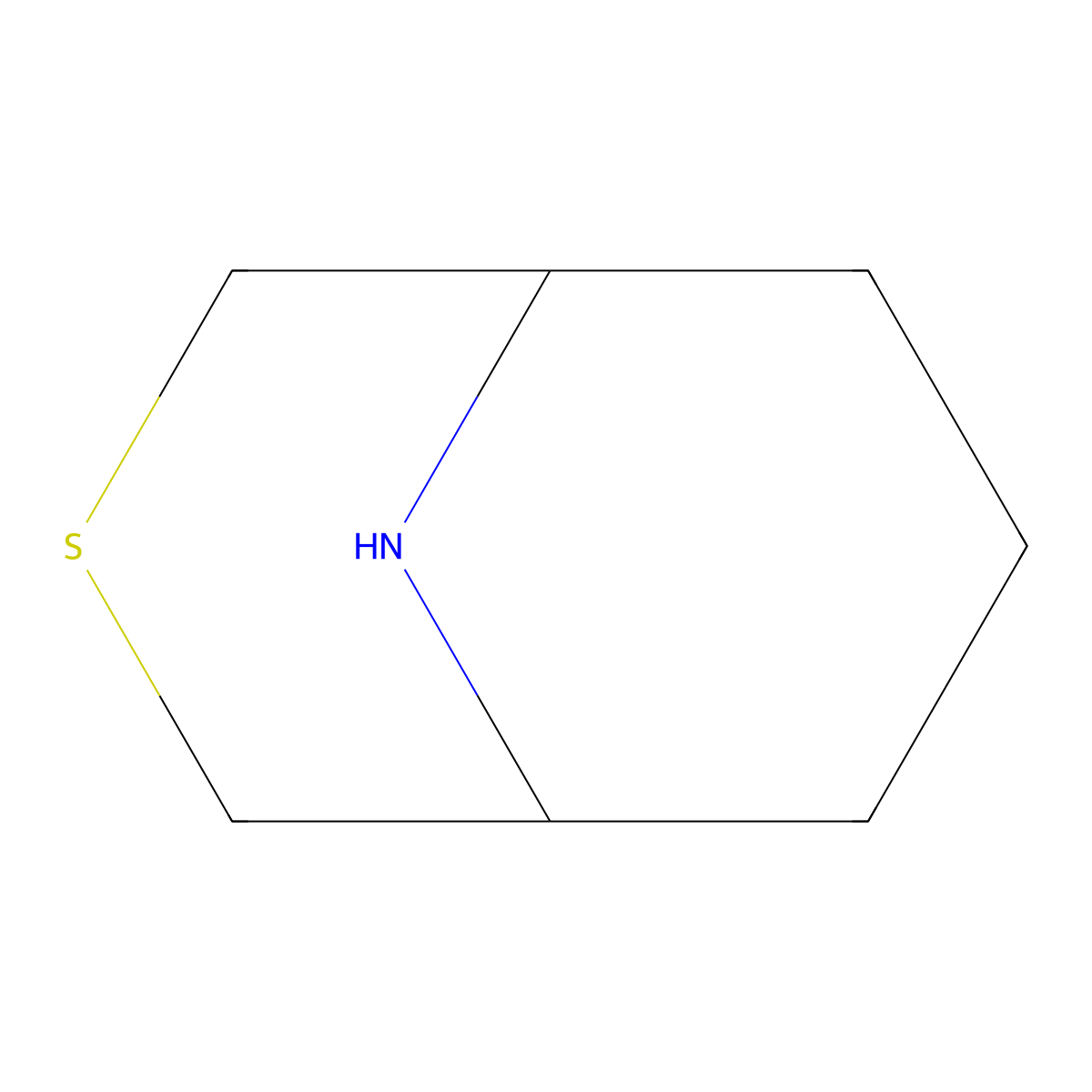 3-Thia-9-azabicyclo[3.3.1]nonane molecular structure, CAS 281-00-5