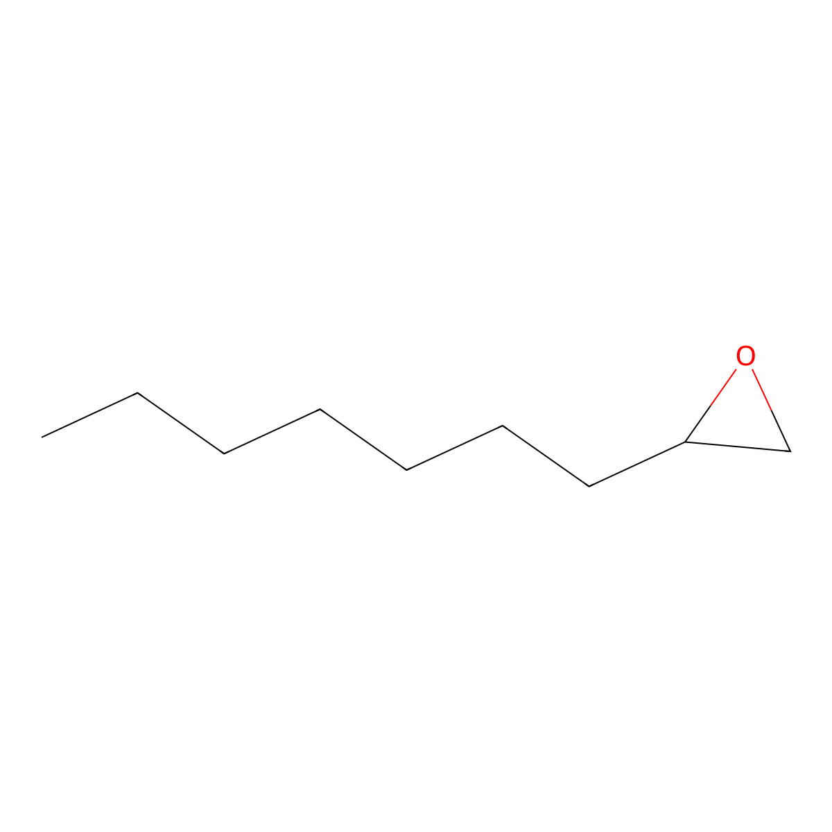 2-Heptyloxirane molecular structure, CAS 28114-20-7