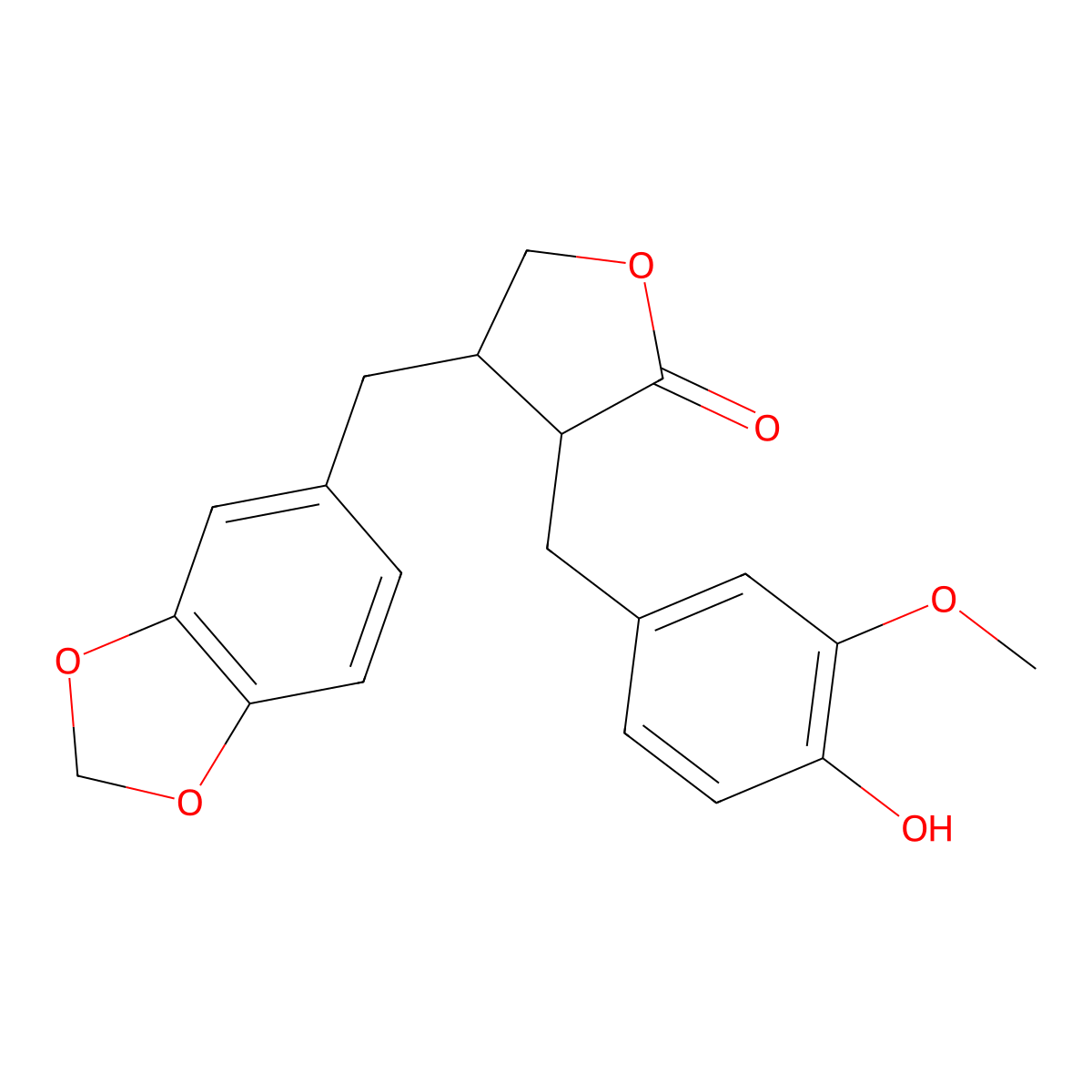 (-)-Pluviatolide molecular structure, CAS 28115-68-6