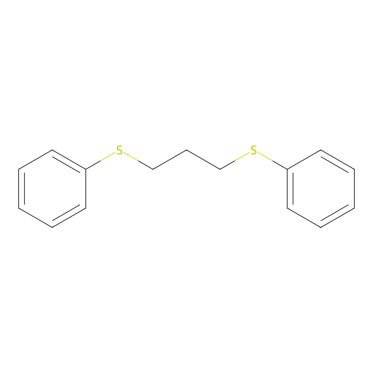 1,3-Bis(phenylthio)propane molecular structure, CAS 28118-53-8