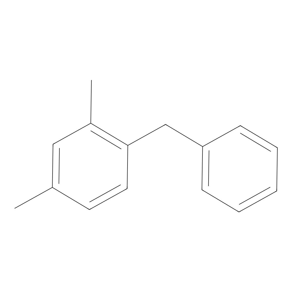 1-Benzyl-2,4-dimethylbenzene molecular structure, CAS 28122-28-3