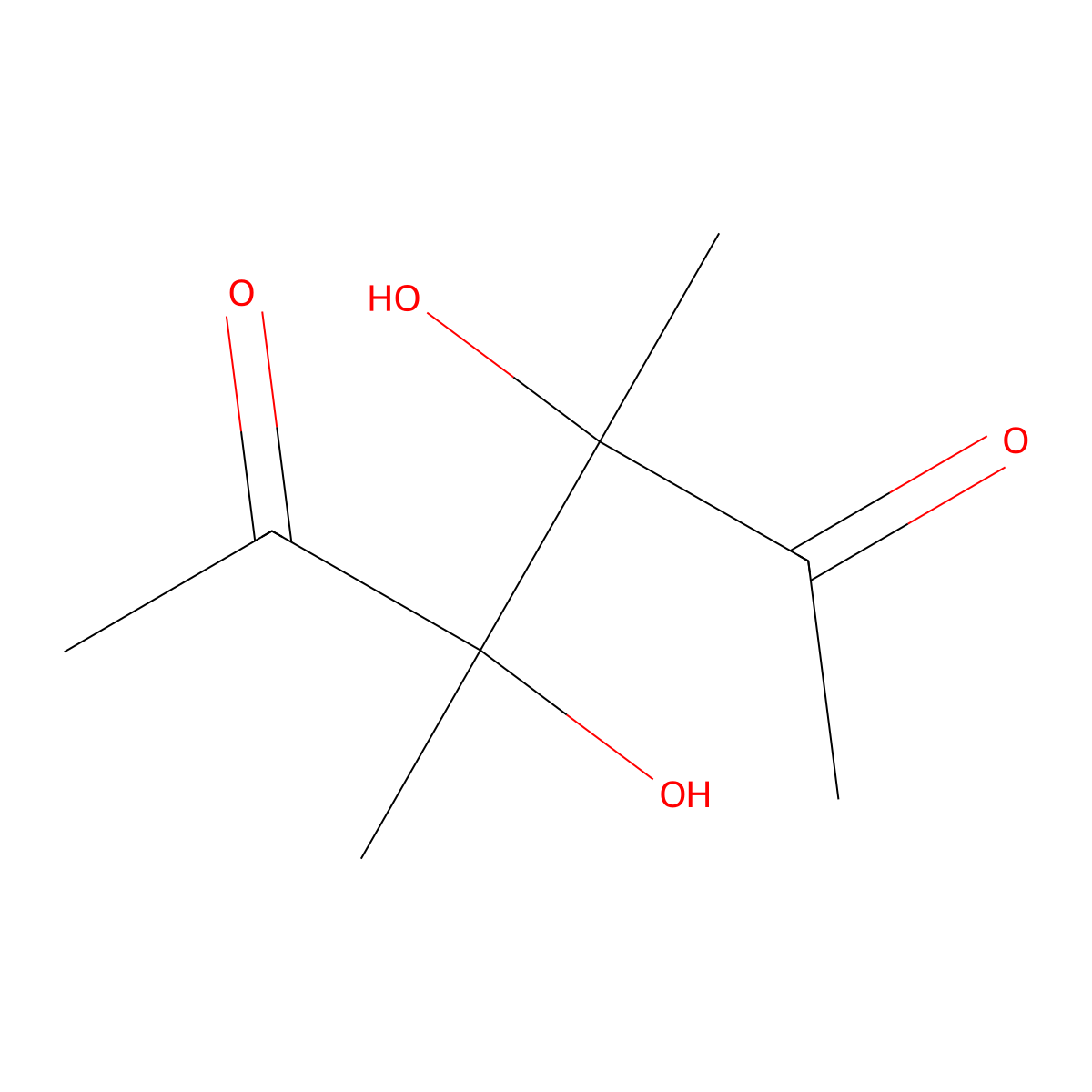 3,4-Dihydroxy-3,4-dimethylhexane-2,5-dione molecular structure, CAS 28123-56-0
