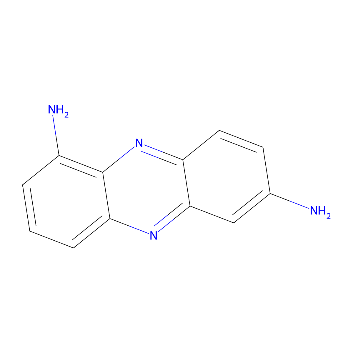 1,7-Diaminophenazine molecular structure, CAS 28124-29-0