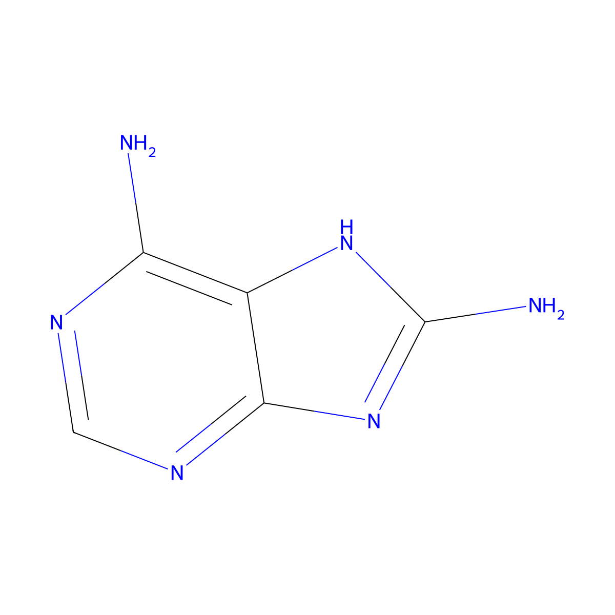 1H-Purine-6,8-diamine molecular structure, CAS 28128-33-8