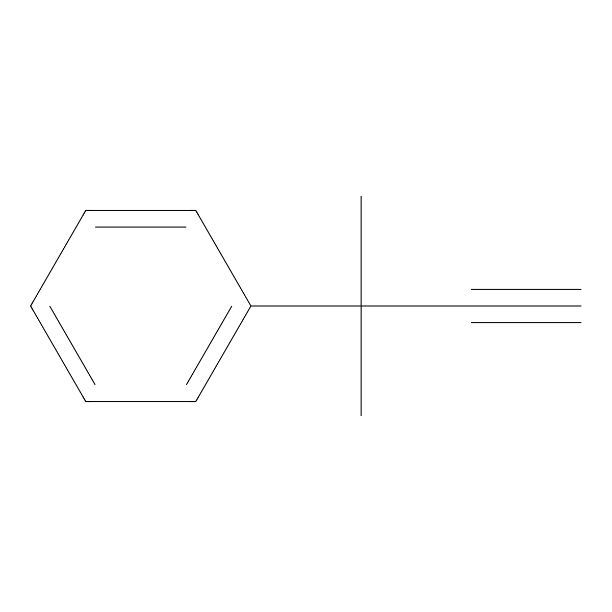 (2-Methylbut-3-yn-2-yl)benzene molecular structure, CAS 28129-05-7
