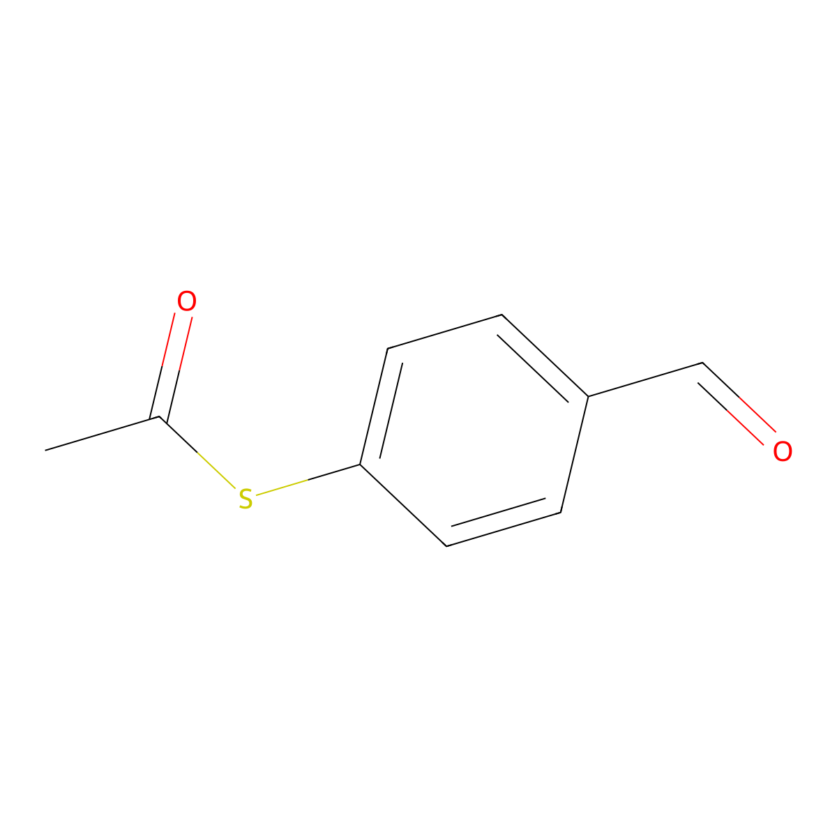 4-(S-Acetylthio)benzaldehyde molecular structure, CAS 28130-89-4