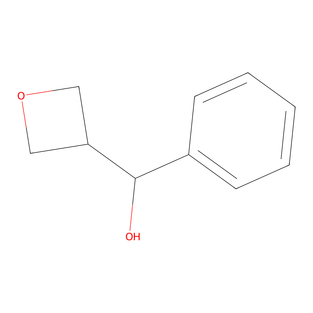 Oxetan-3-YL(phenyl)methanol molecular structure, CAS 2813635-48-0