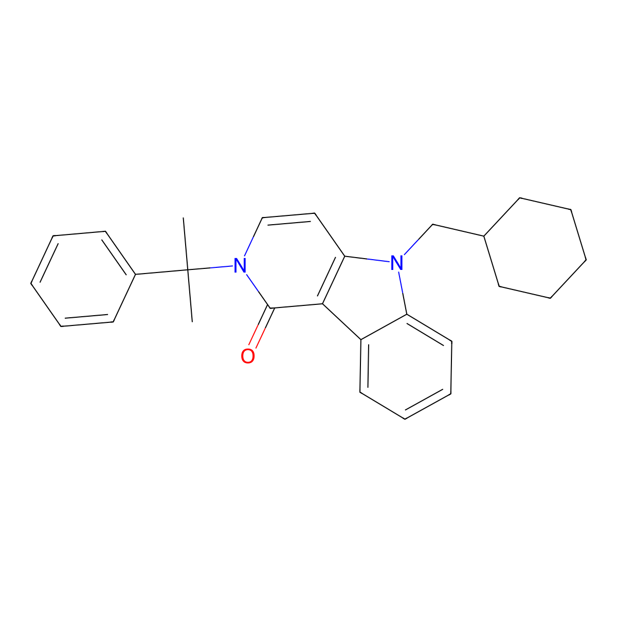Cumyl-CH-megaclone molecular structure, CAS 2813950-07-9