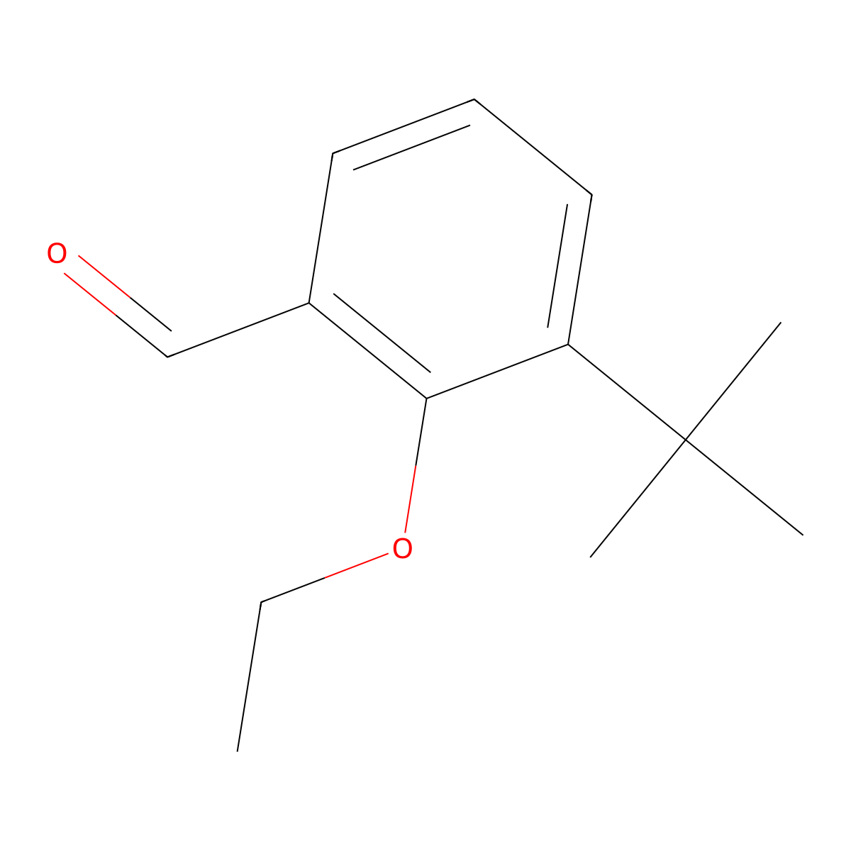 3-(tert-Butyl)-2-ethoxybenzaldehyde molecular structure, CAS 2814392-22-6