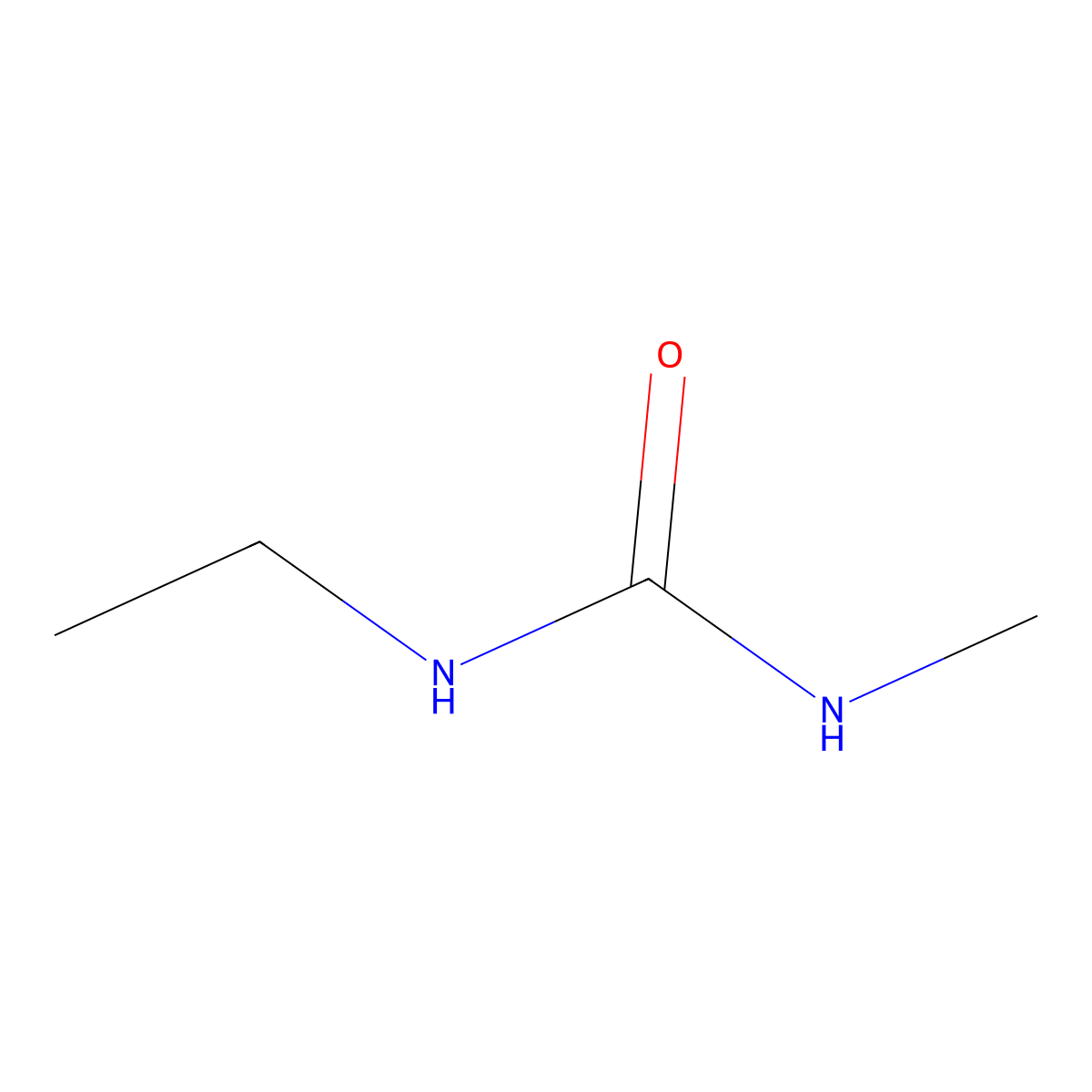N-Ethyl-N'-methylurea molecular structure, CAS 28145-10-0