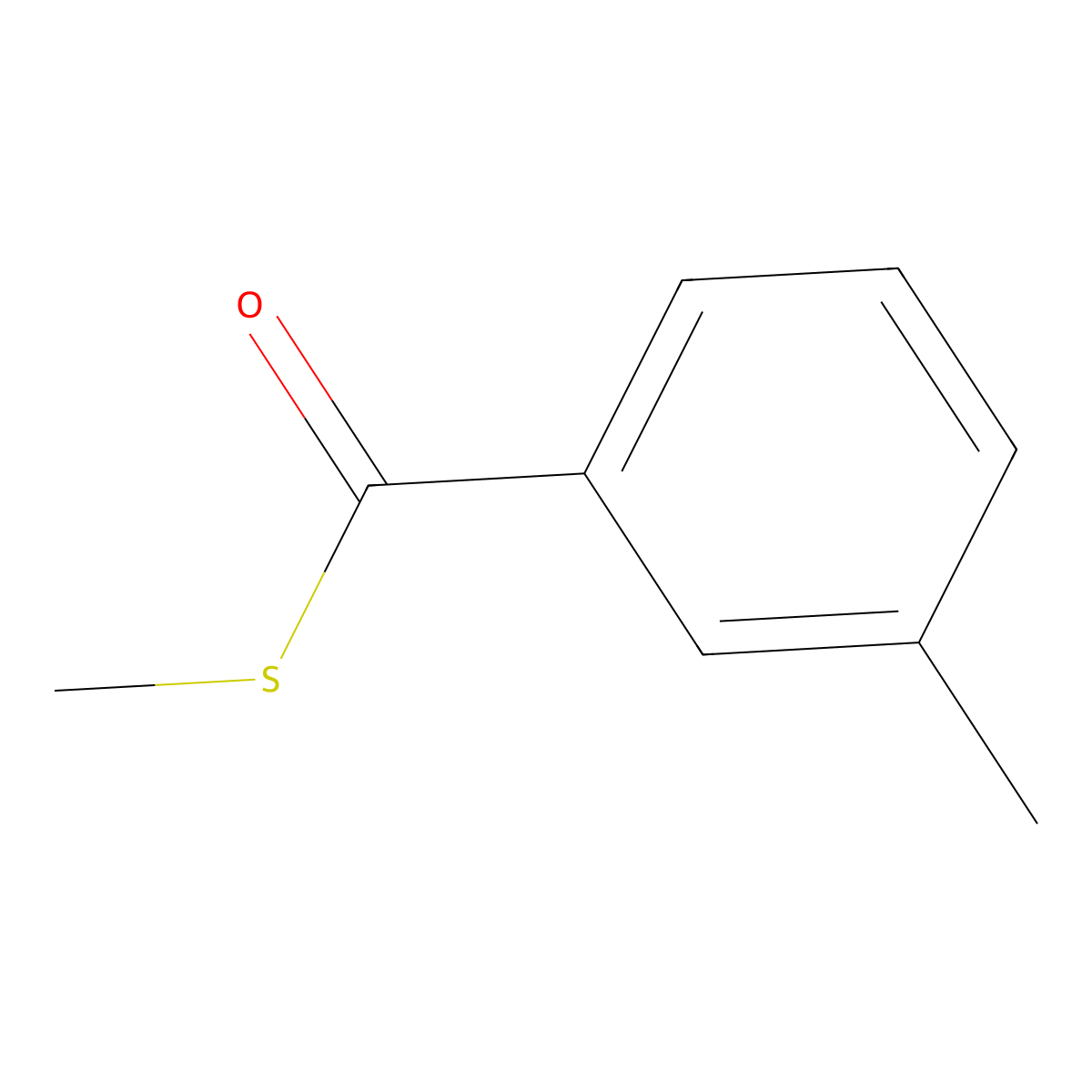 3-Methylthiobenzoic acid S-methyl ester molecular structure, CAS 28145-55-3