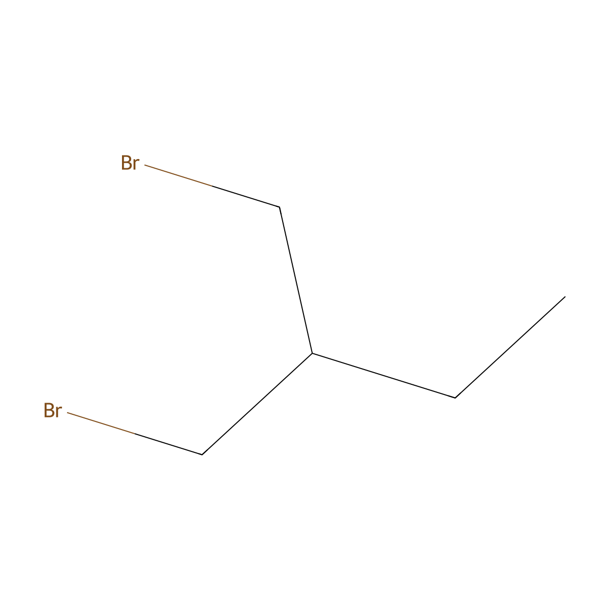 1-Bromo-2-(bromomethyl)butane molecular structure, CAS 28148-05-2