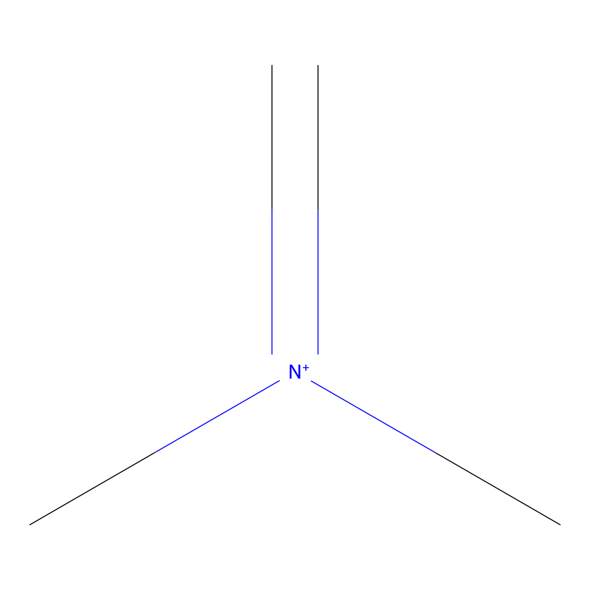 N,N-Dimethylmethaniminium molecular structure, CAS 28149-27-1