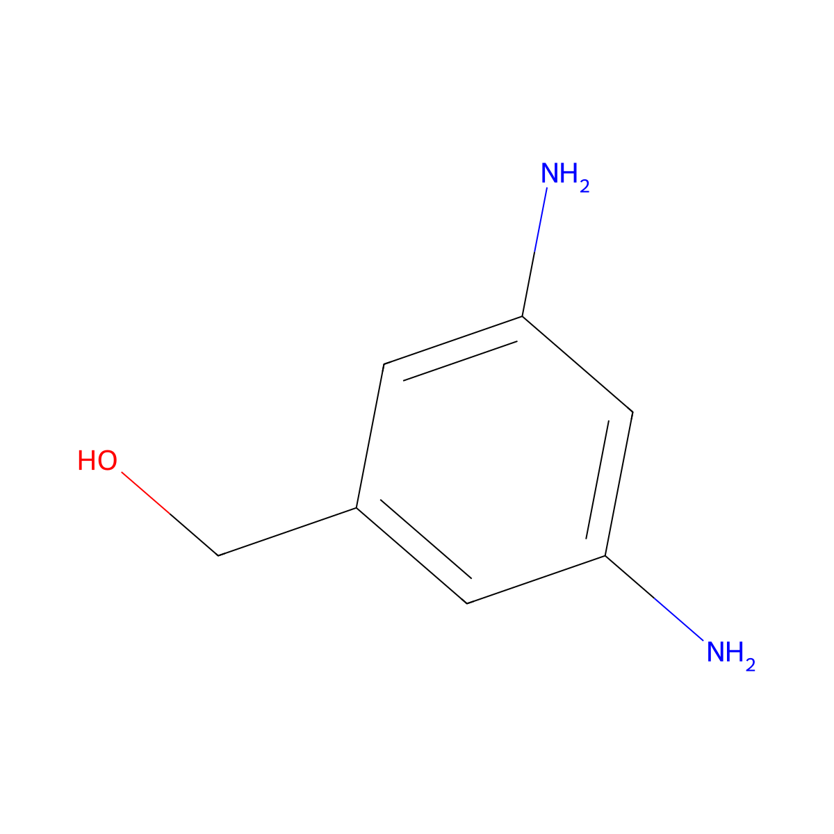 (3,5-Diaminophenyl)methanol molecular structure, CAS 28150-13-2