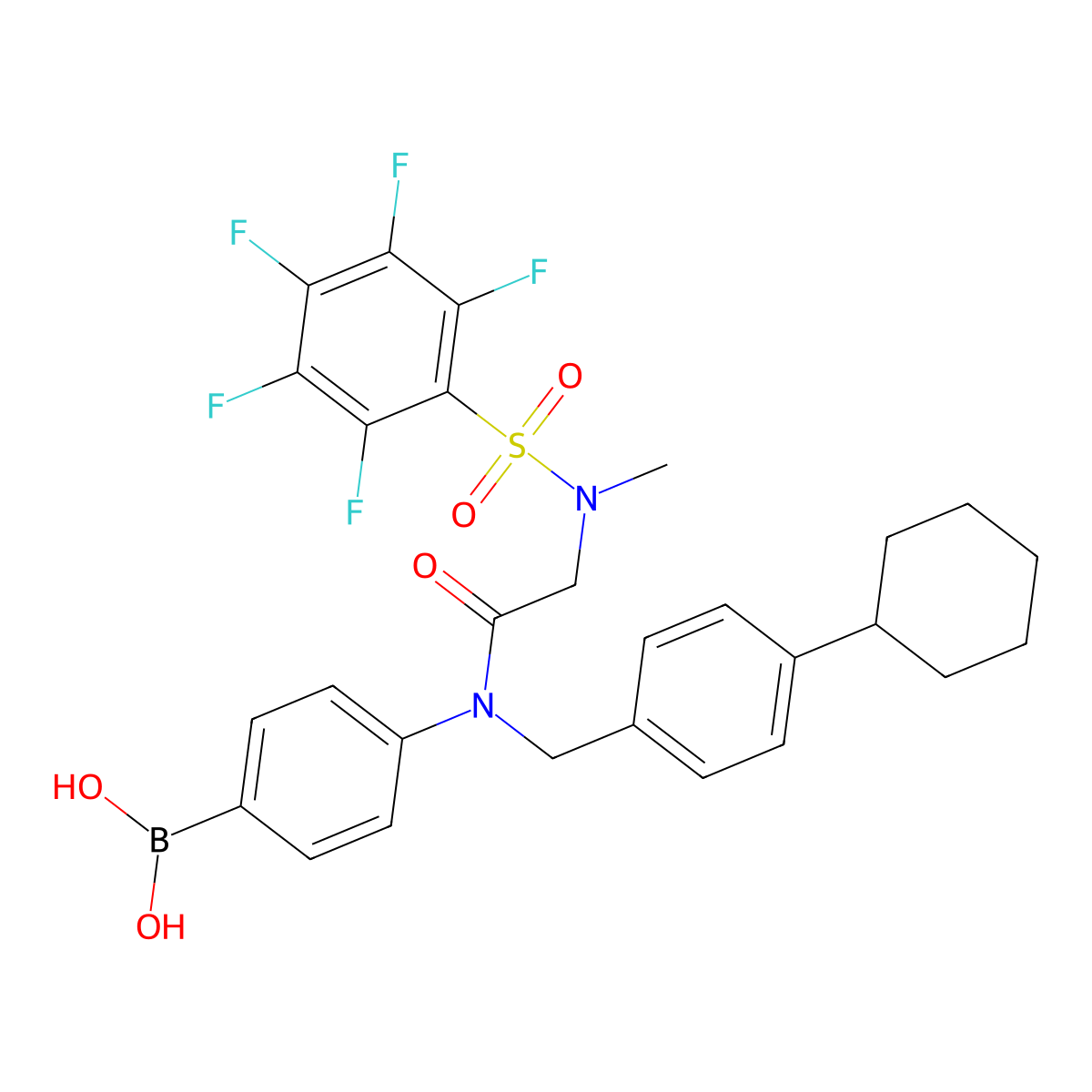 STAT3-SH2 domain inhibitor 1 molecular structure, CAS 2816059-41-1