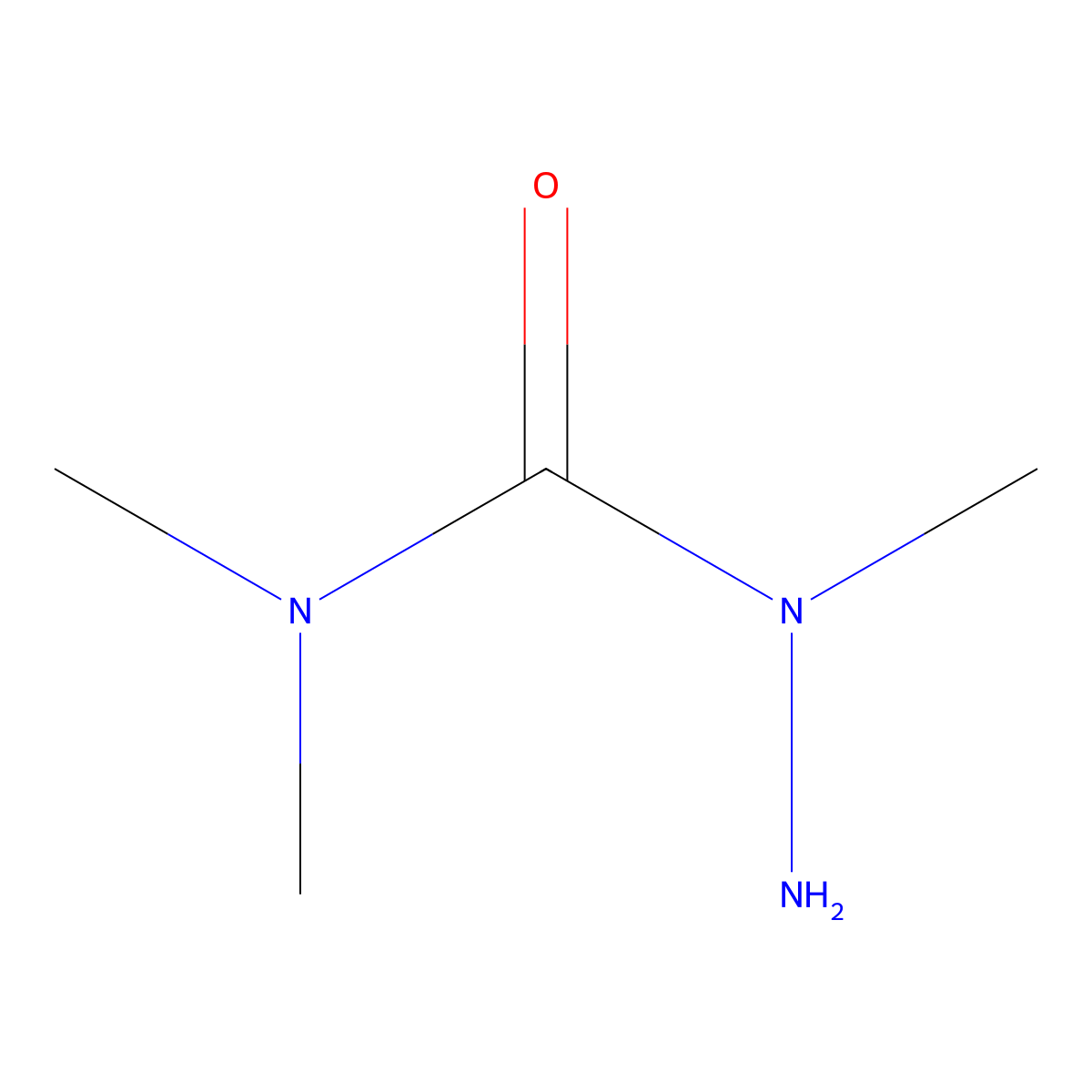 3-Amino-1,1,3-trimethylurea molecular structure, CAS 28163-21-5