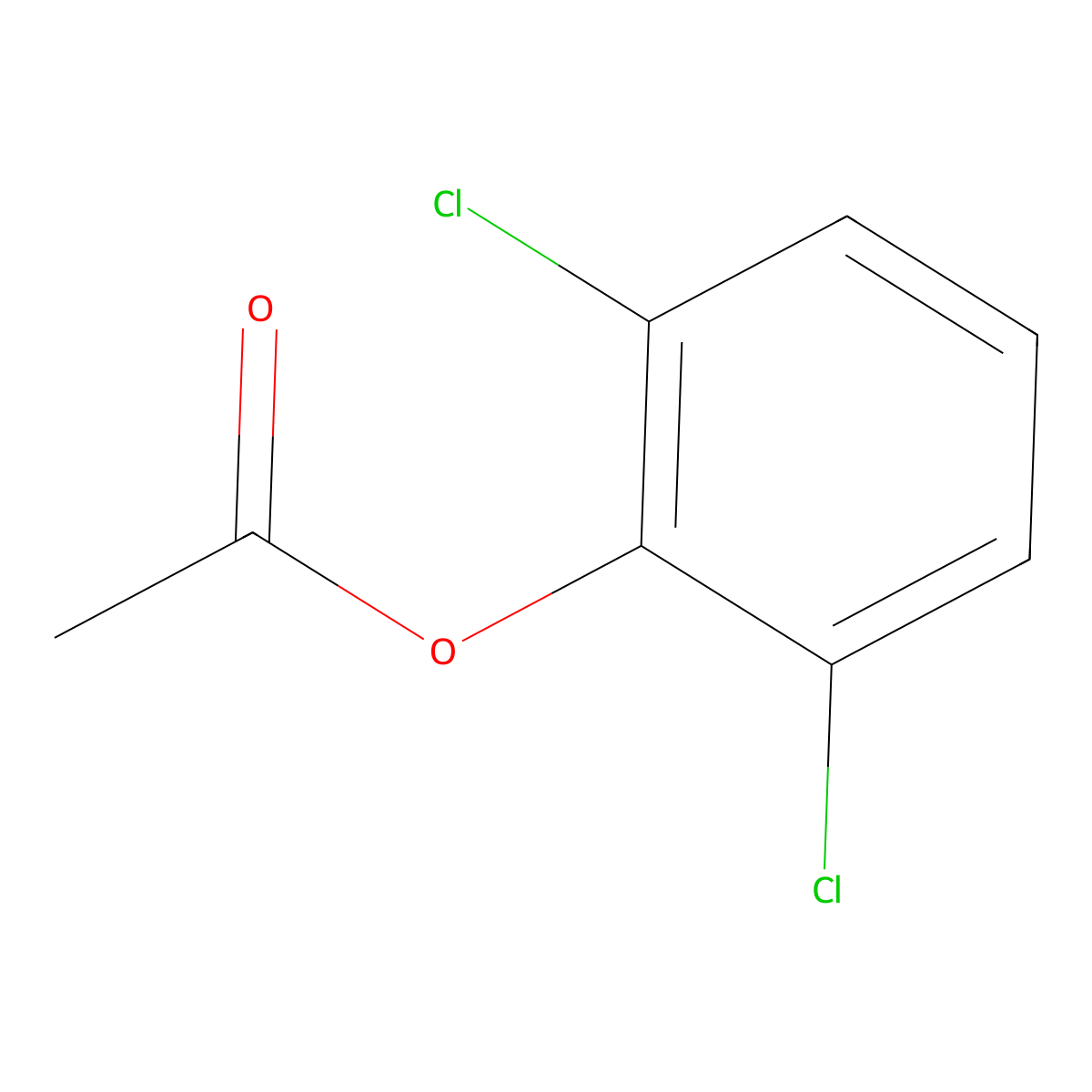 Phenol, 2,6-dichloro-, 1-acetate molecular structure, CAS 28165-71-1