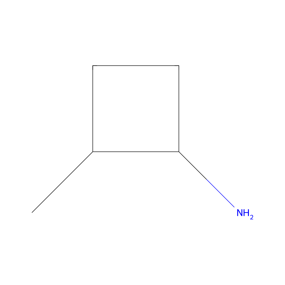 (1R,2S)-2-Methyl-cyclobutylamine molecular structure, CAS 2816675-47-3