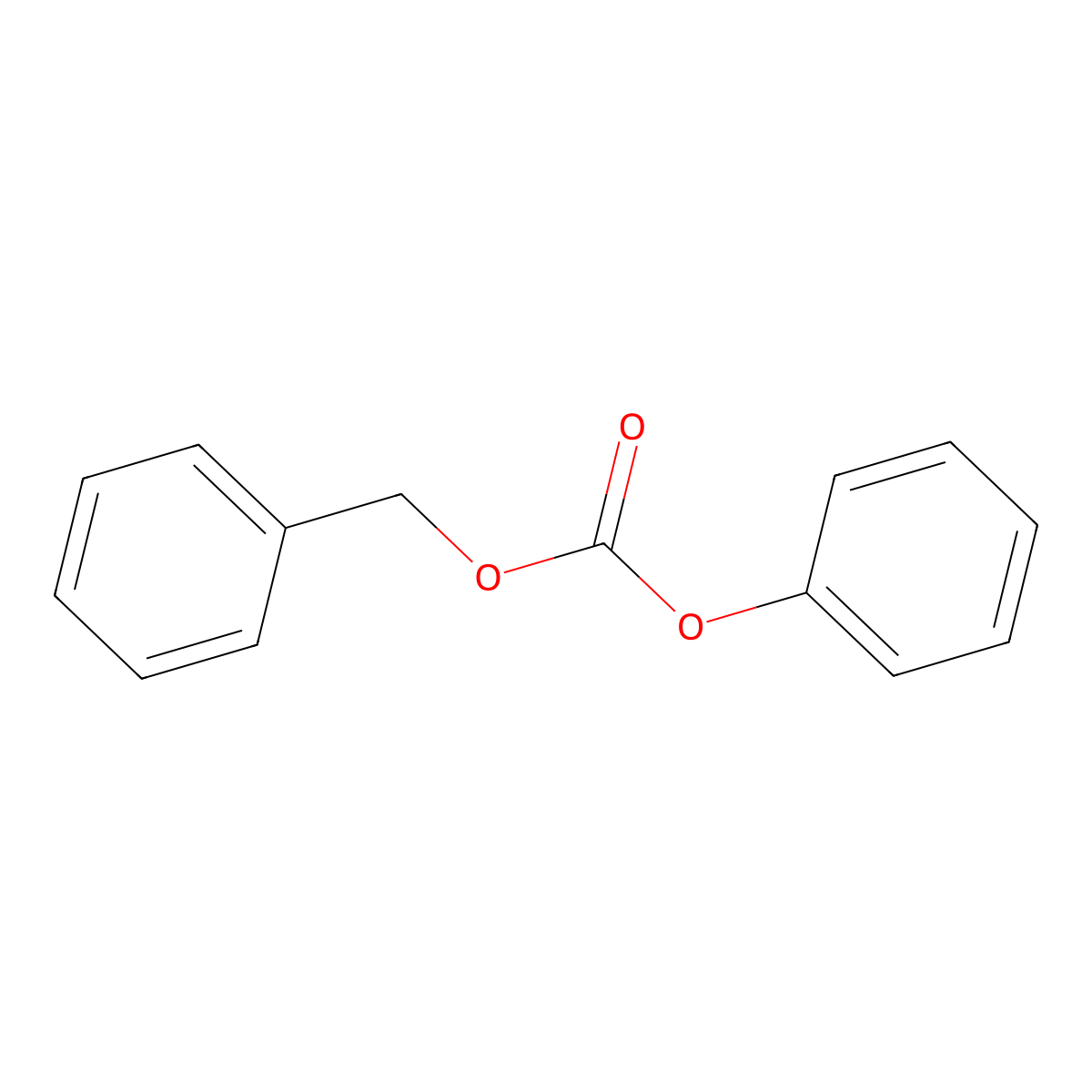 Benzyl phenyl carbonate molecular structure, CAS 28170-07-2