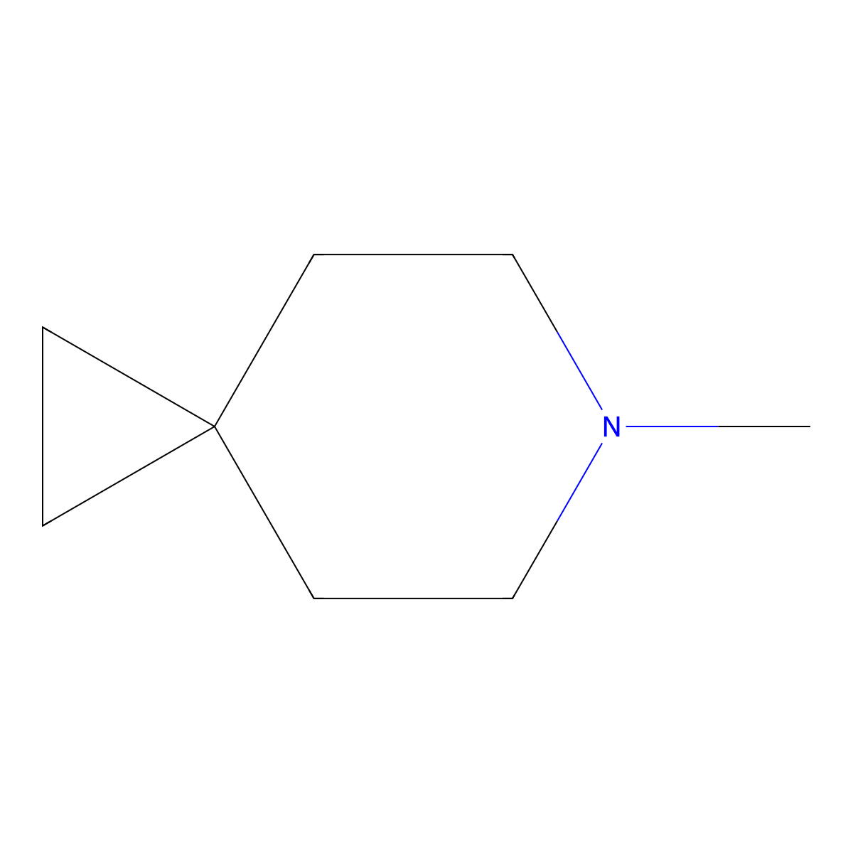 6-Methyl-6-azaspiro[2.5]octane molecular structure, CAS 2817201-86-6