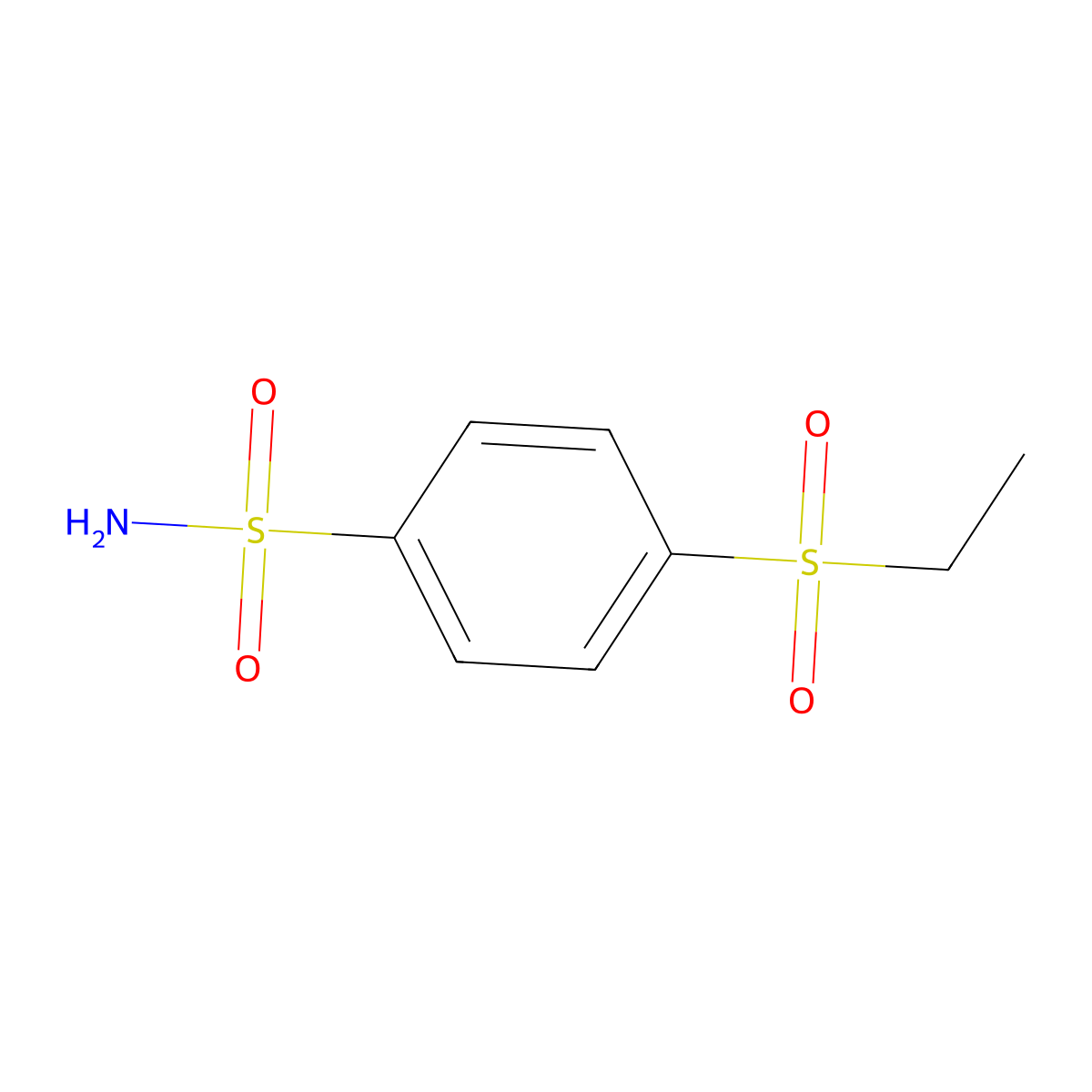 4-(Ethylsulfonyl)benzenesulfonamide molecular structure, CAS 28177-04-0