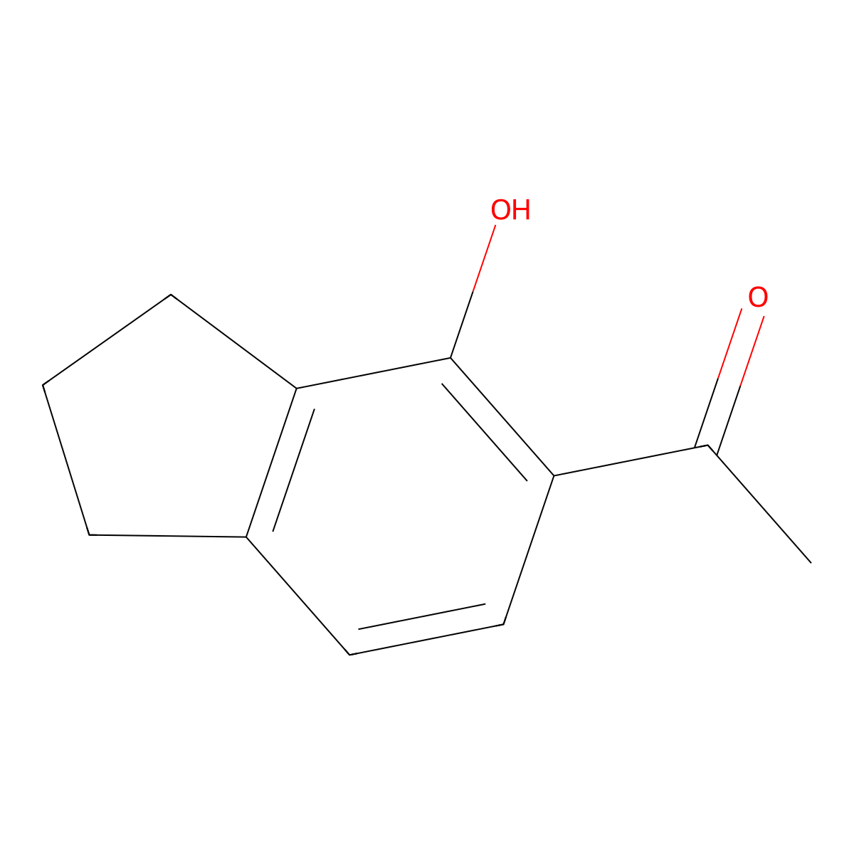5-ACetyl-4-indanol molecular structure, CAS 28179-02-4