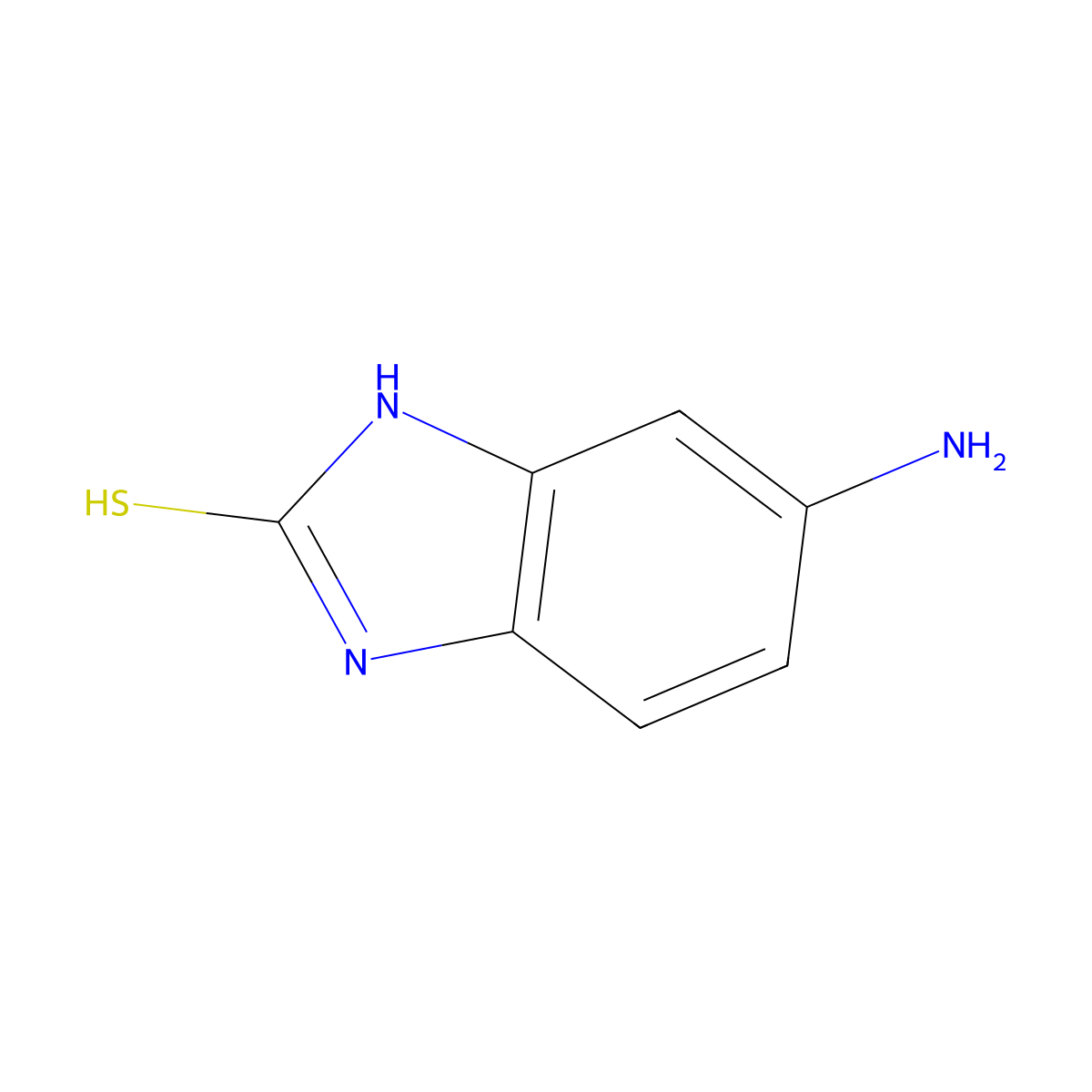 6-amino-1H-benzimidazole-2-thiol molecular structure, CAS 2818-66-8