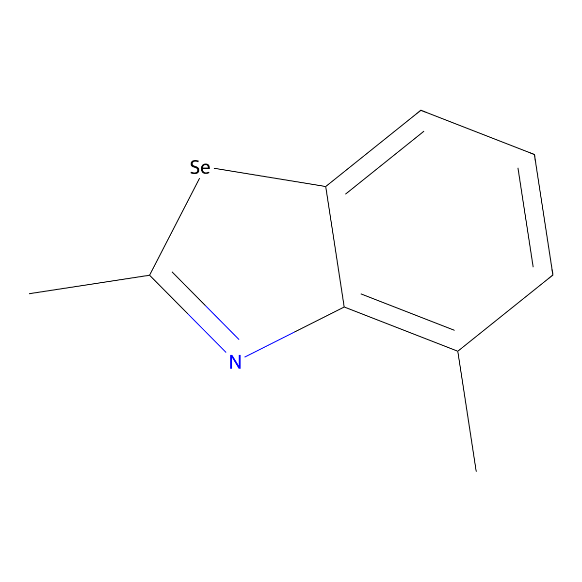 Benzoselenazole, 2,5-dimethyl- molecular structure, CAS 2818-89-5