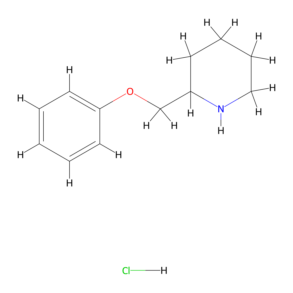2-(Phenoxymethyl)-piperidine hcl molecular structure, CAS 2818277-71-1