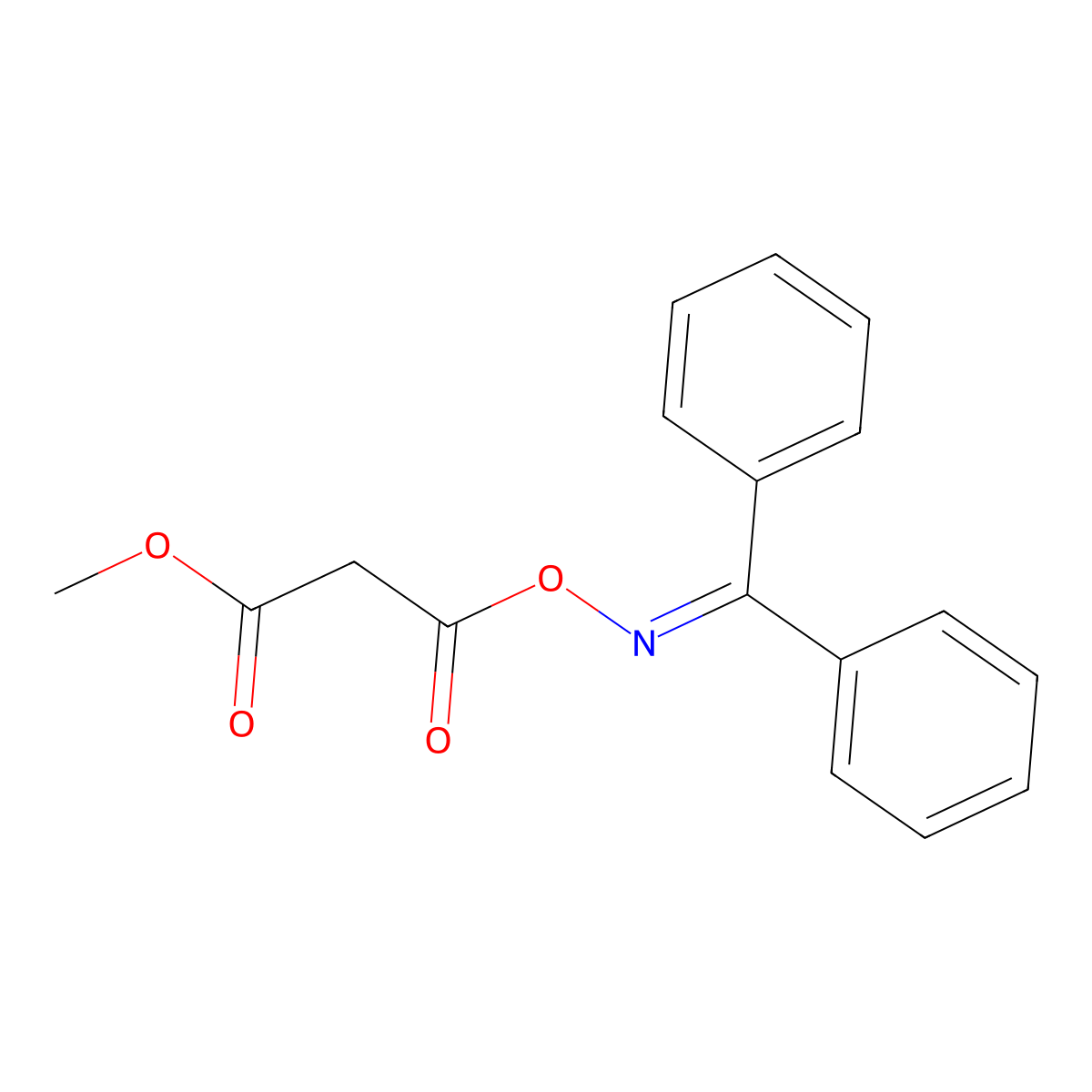 Methyl 3-[[(diphenylmethylene)amino]oxy]-3-oxopropanoate molecular structure, CAS 2818937-50-5