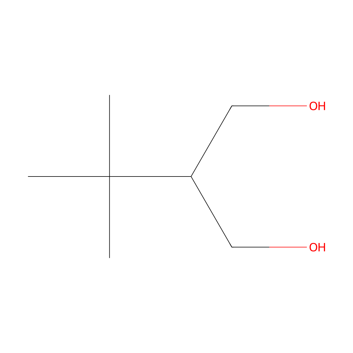 2-Tert-butylpropane-1,3-diol molecular structure, CAS 2819-05-8