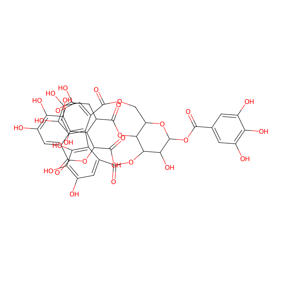 Neochebulagic acid molecular structure, CAS 28196-46-5