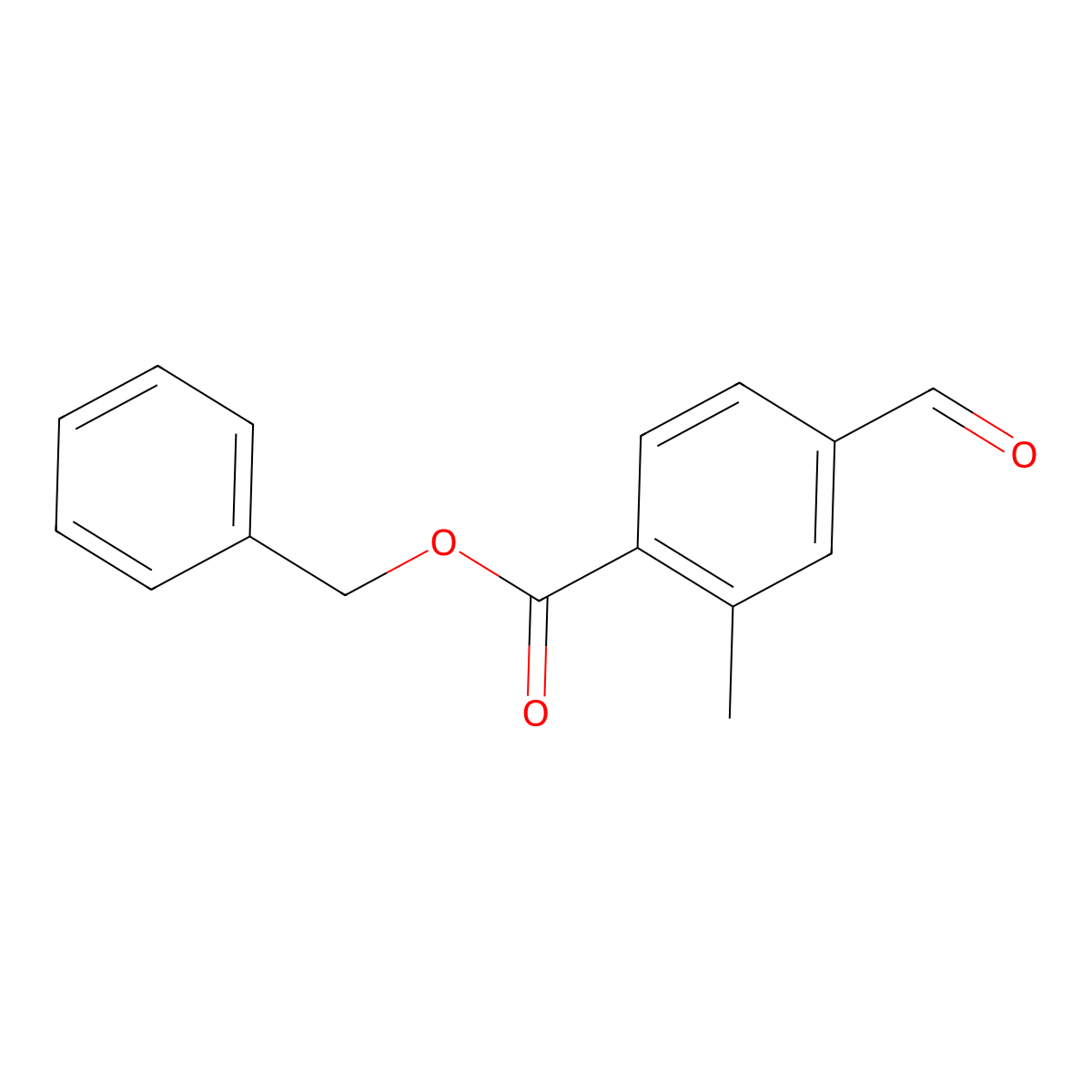 Benzyl 4-formyl-2-methylbenzoate molecular structure, CAS 2819634-37-0