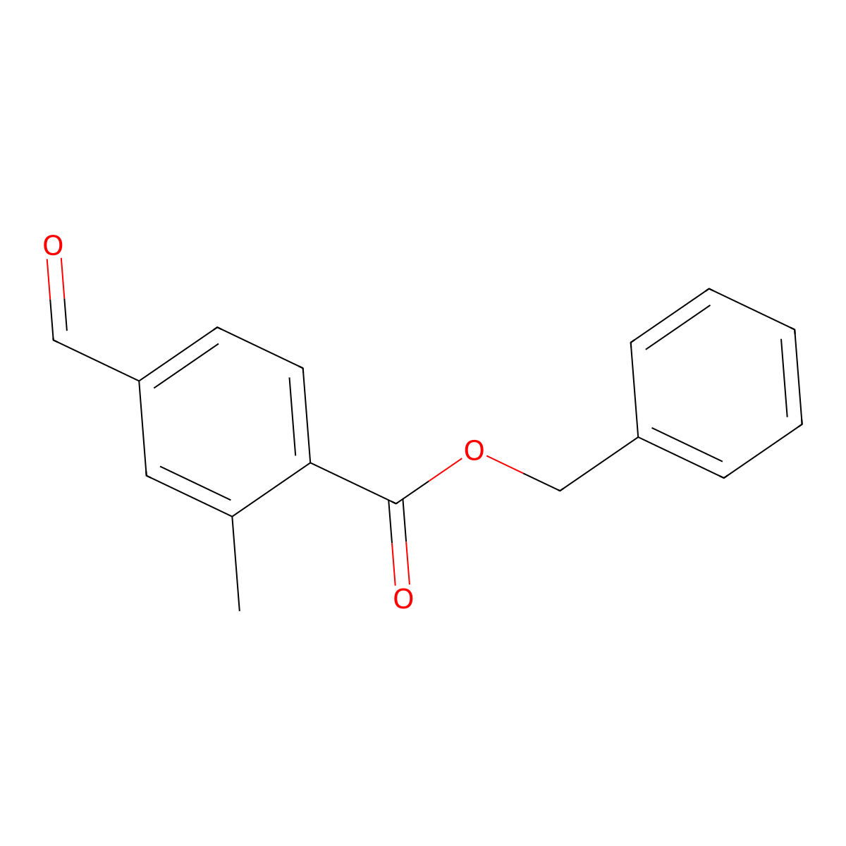 Benzyl 4-formyl-2-methylbenzoate molecular structure, CAS 2819634-37-0