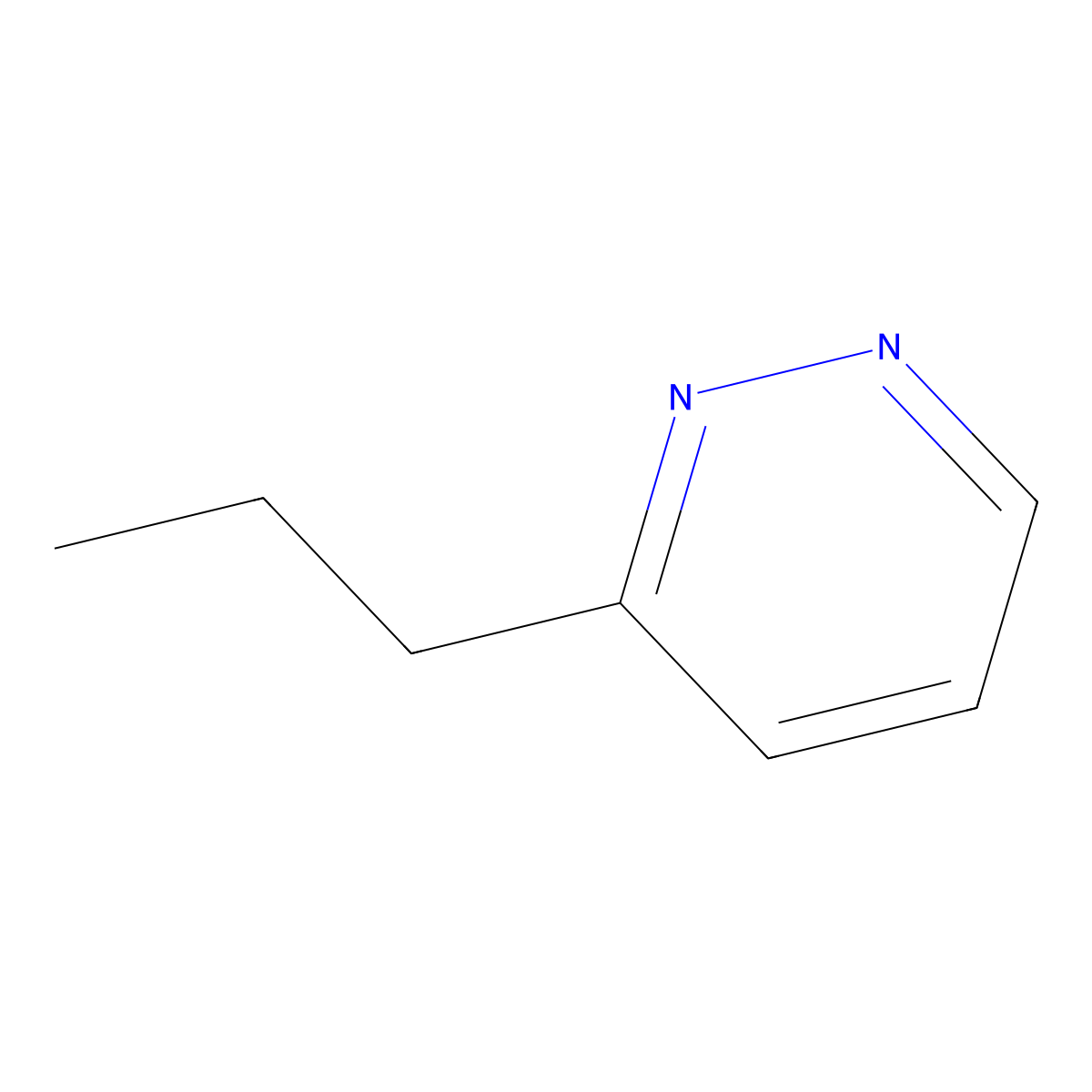 3-Propylpyridazine molecular structure, CAS 28200-53-5