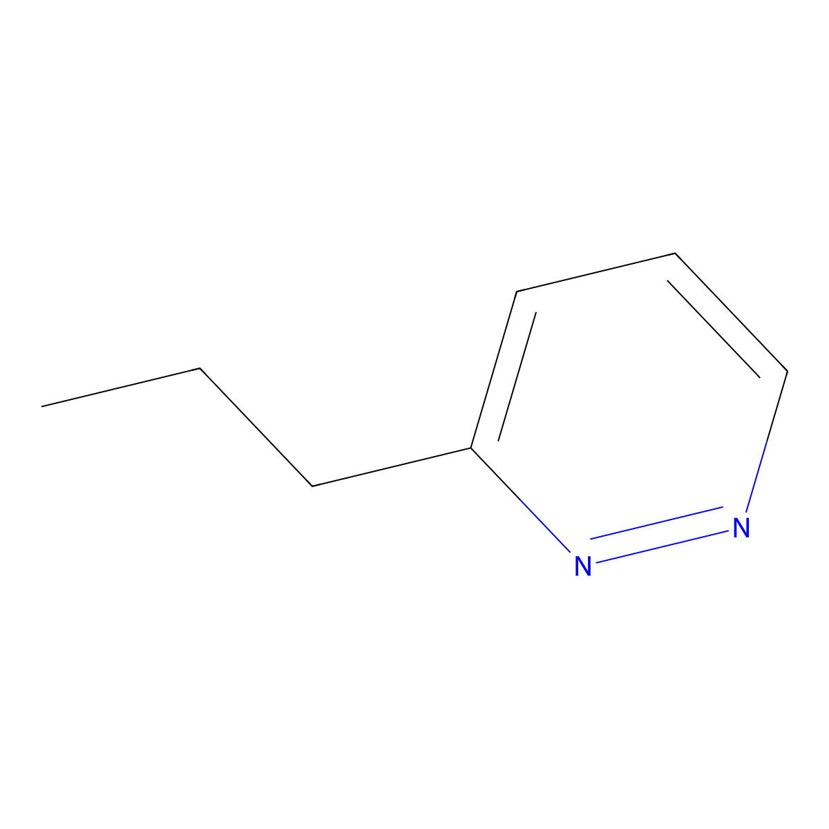 3-Propylpyridazine molecular structure, CAS 28200-53-5