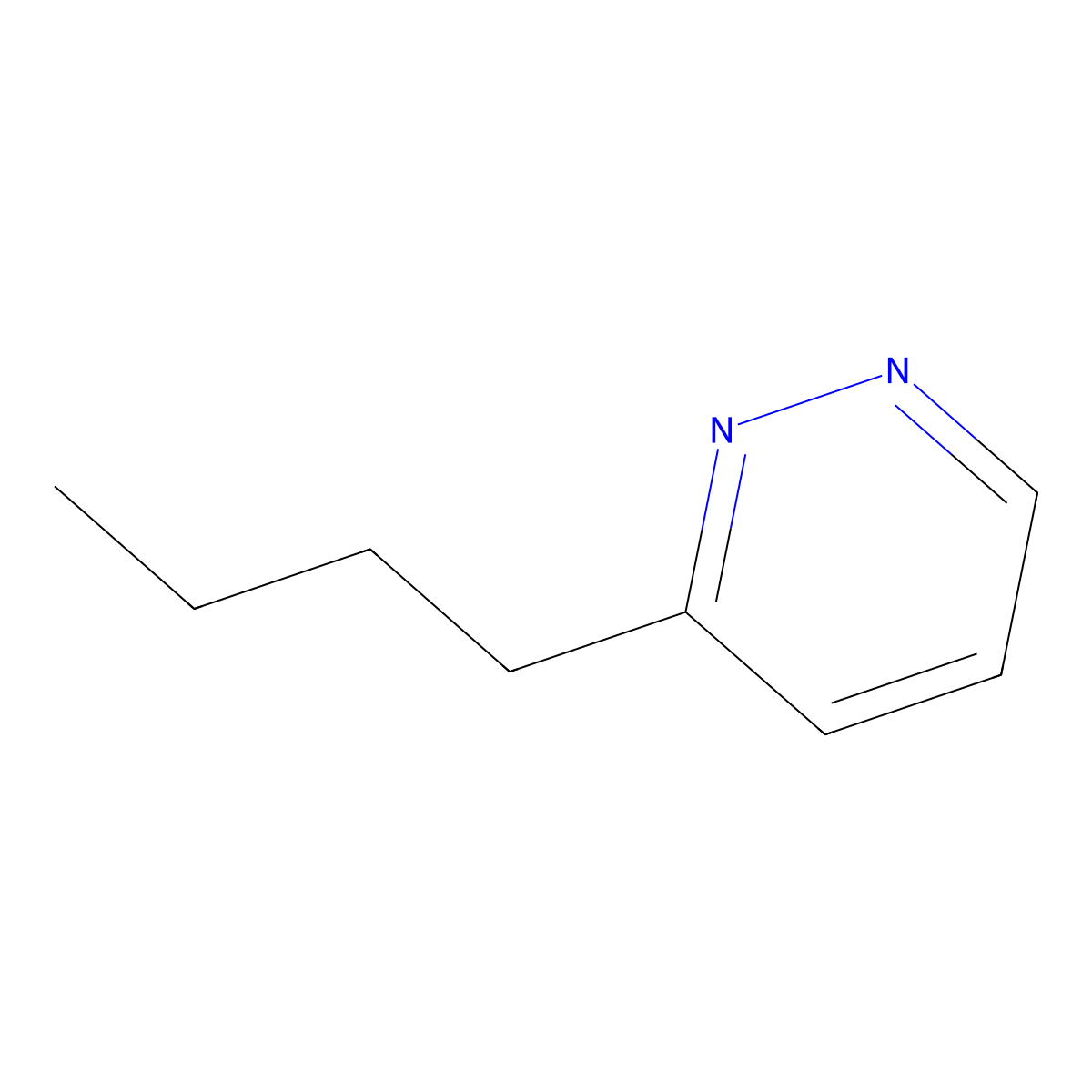 3-Butylpyridazine molecular structure, CAS 28200-55-7