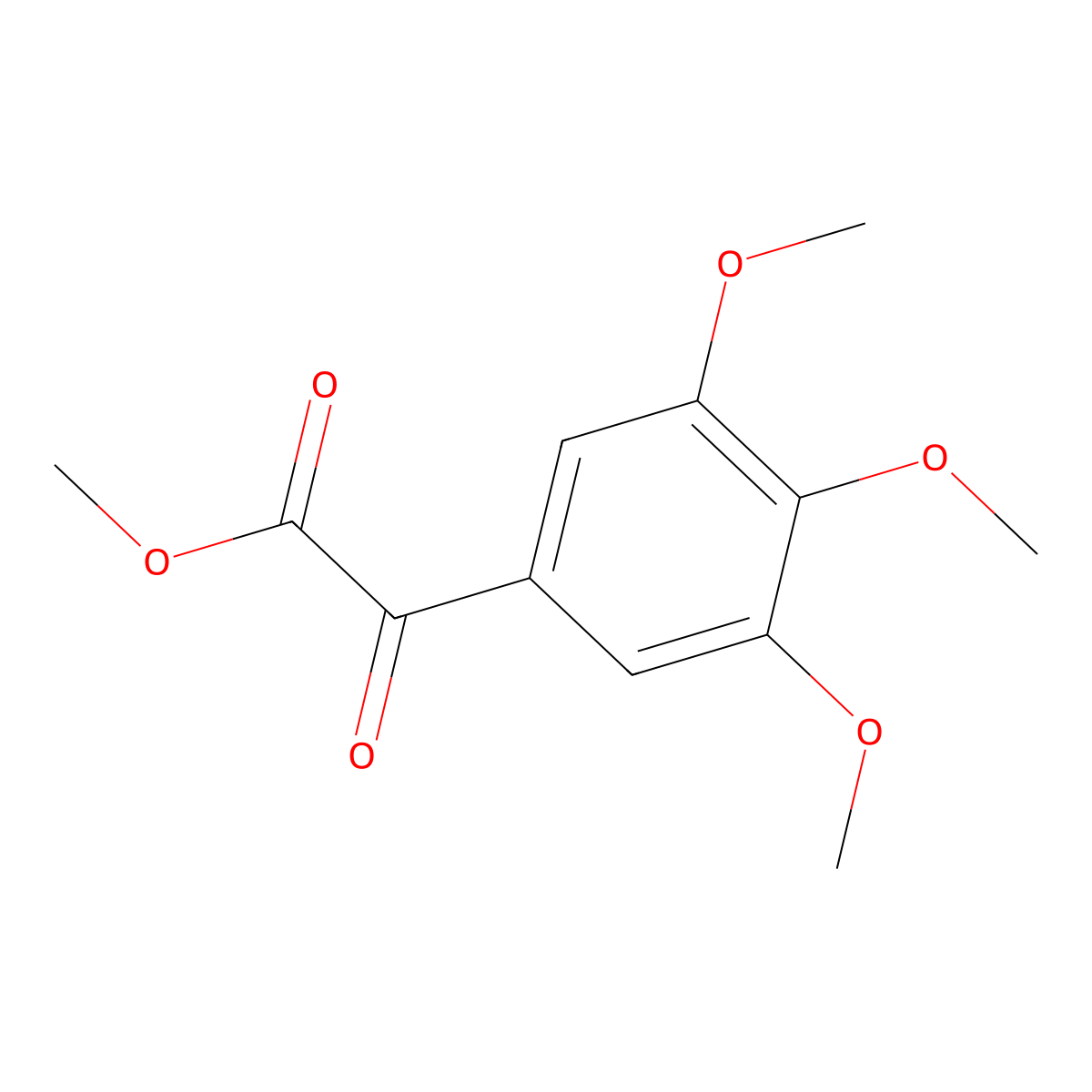 Methyl 3,4,5-trimethoxy-|A-oxobenzeneacetate molecular structure, CAS 282090-94-2